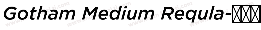 Gotham Medium Requla字体转换